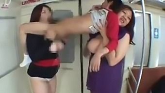 Two Japanese Big Boobs Women In Hardcore Fucking