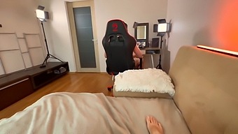 I Caught My Boyfriend Pleasuring Himself And Intervened. Watch The Complete Video On Xvideo Red