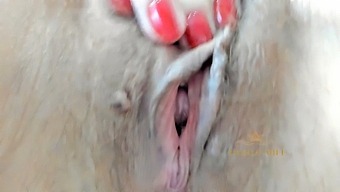 Horny Milf Angela-Milf Strips And Masturbates In A Close-Up Video