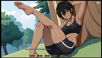 Cute Girl Experiences Her First Anal Sex In A Forest Hentai Game