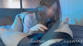 Natural Japanese Teen With Big Tits Gets Bounced In Cowgirl Position