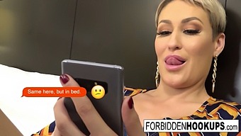 Blonde Bombshell Gets Her Tight Pussy Stretched