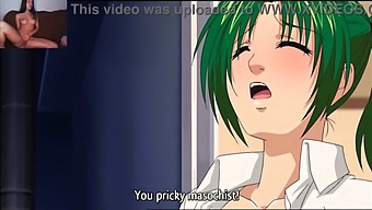 Tiener Anime Meisje Wordt Nat En Wild Met Een Grote Lul