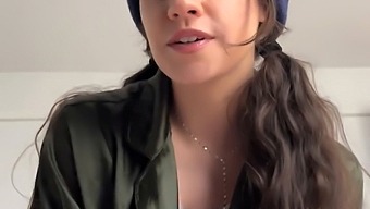 Step-Sis Quinn Finite, A Busty Brunette, Uses Your Penis To Achieve Two Strong Orgasms While On Bed Rest.